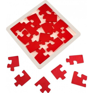 Jigsaw 19 Hanayama Red disassembled image