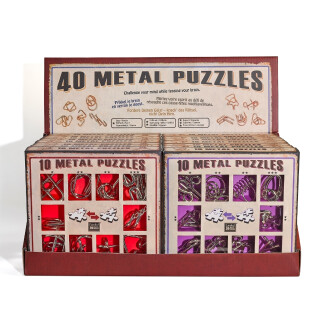 40 Metal Puzzles Display image
