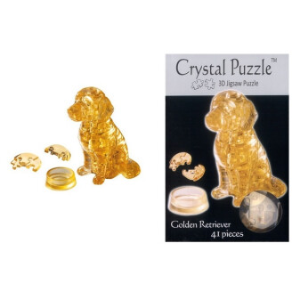 Crystal Puzzle Golden Retriever image