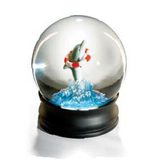 snowglobe dolphin image