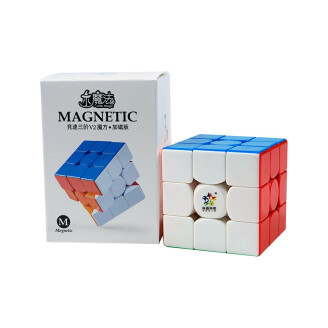 YuXin Little Magic 3x3 V2 Magnetic Stickerless with pack image