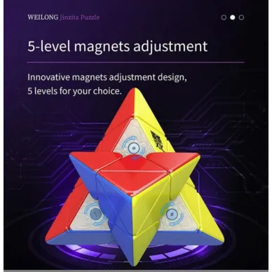 MoYu Weilong Jinzita Pyraminx Magnetic image