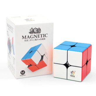 YuXin Little Magic 2x2 V2 Magnetic Stickerless image
