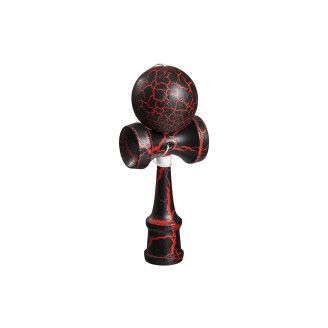 Kendama red black close image