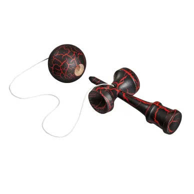 Kendama red black open image