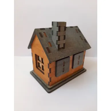 473459 Cabin in the woods windowside  image