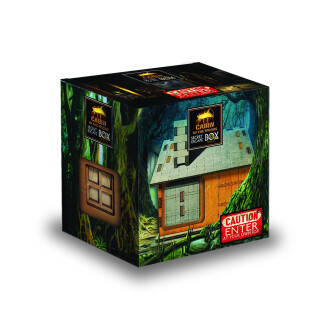 473459 mock up Secret Escape box Cabin in the woods 2022 image