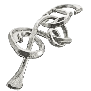 515190 Mini Huzzle Enigma silver front new image