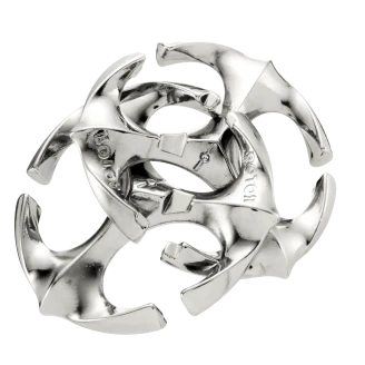Mini Huzzle Rotor Silver image