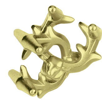 Mini Huzzle Elk Gold image