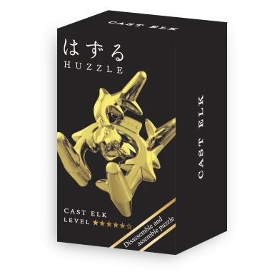 515180 Mini Huzzle Elk gold PKG image