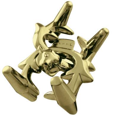 515180 Mini Huzzle Elk gold front new image