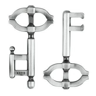 Mini Huzzle Key II Silver image