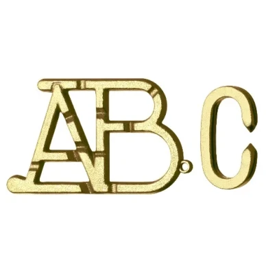515171 Mini Huzzle ABC gold G2 new kuva