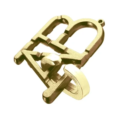 515171 Mini Huzzle ABC gold Gmain new kuva