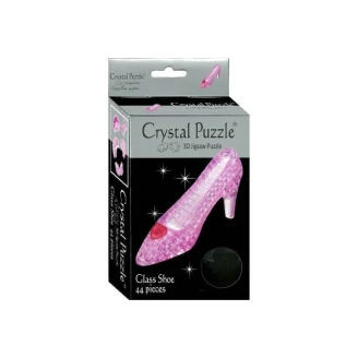 Crystal Puzzle Glass Shoe (Pink) image