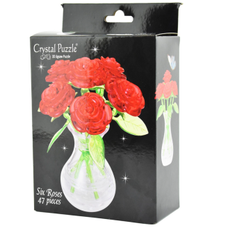 Crsytal red roses 1 kuva