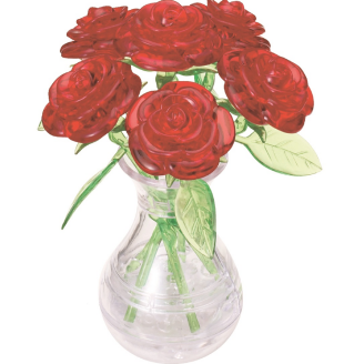 Crsytal red roses image