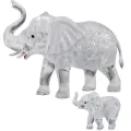 Crystal elephant set