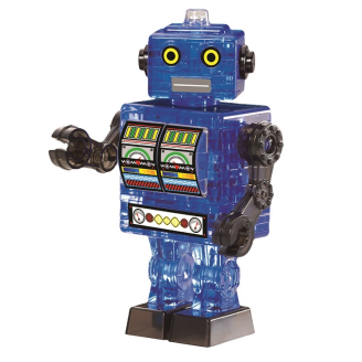 Crystal robot blue image