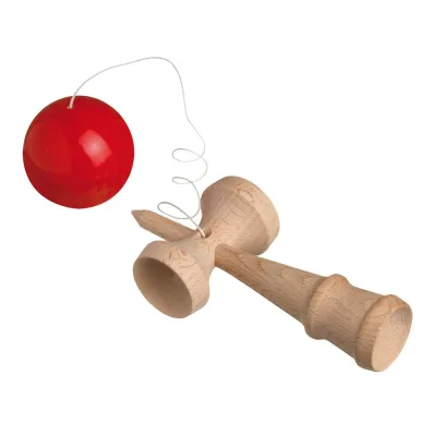 Kendama wood red open kuva