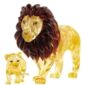 Crystal Puzzle Lion & Cub image