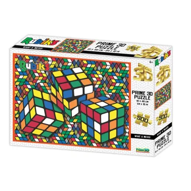 Puzzle 3d Rubiks what a mess 500 image