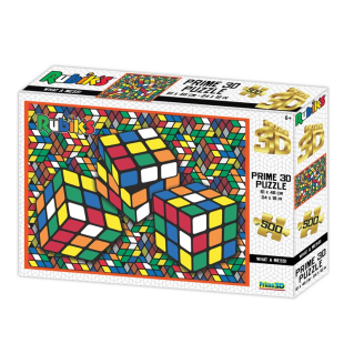 Puzzle 3d Rubiks what a mess 500 image
